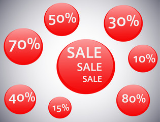 sale vector circles