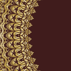 Floral Vector Pattern. Abstract Background