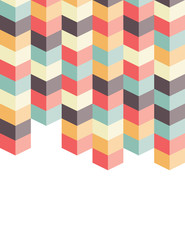 A retro style repeating wallpaper pattern