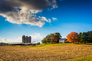 Farm in rural York County, Pennsylvania.
