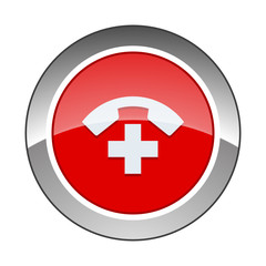 Obraz premium Chrome Button