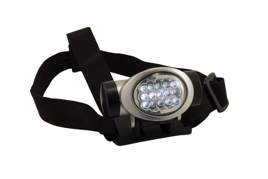 HeadLamp At White Background