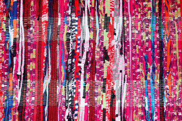 Colorful Fabric Background Pink Purple Blue Red Black White