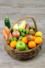 fruit and vegetable basket