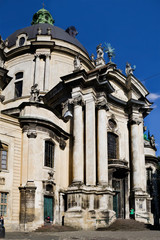 Obraz premium Dominican cathedral in Lviv, Ukraine