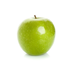 Green apple isolated on white background