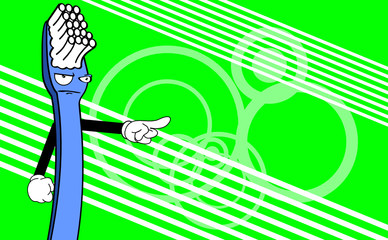 toothbrush funny cartoon background4
