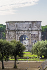 Fototapeta na wymiar Arch of Constantine, Rome