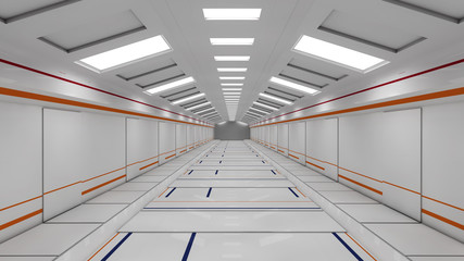 Futuristic SCIFI corridor