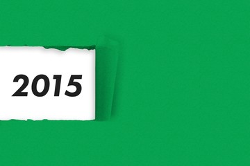 Composite image of rip in paper