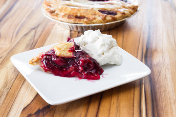 cherry pie slice