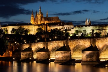 Naklejka premium Charles Bridge in Prague, Czech Republic