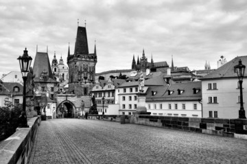 Charles Bridge in Prague, Czech Republic