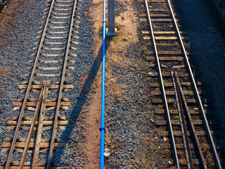 Railroad background.