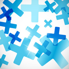 abstract background: cross