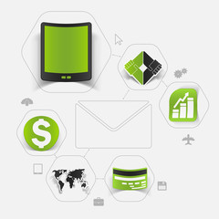 business sticker infographic