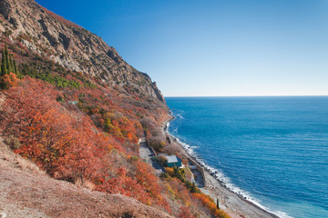 Crimean mountain landscape