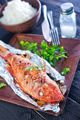 baked fish