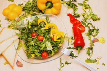 fresh healthy salad