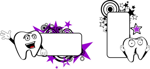 molar dental cartoon copyspace6