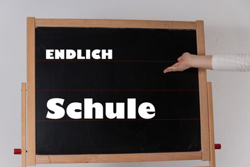 Kinder - Schultafel mit und ohne Text - Freisteller