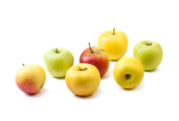 Assorted fresh apples.