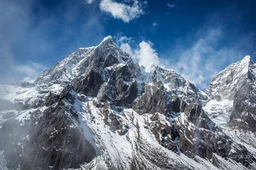 Lichtdoorlatende rolgordijnen zonder boren Mount Everest Himalaya gebergte