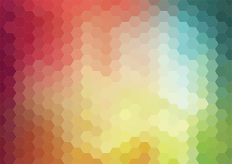 Retro pattern of geometric shapes