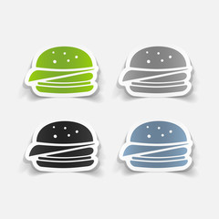 realistic design element: sandwich