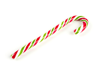 christmas lollipop isolated on white