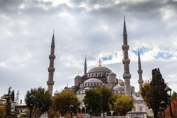 Fototapeta na wymiar Blue Mosque in Istanbul Turkey