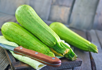 raw zucchini