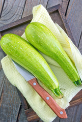 raw zucchini