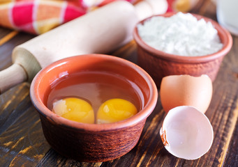 ingredients for dough