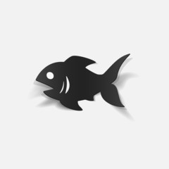Naklejka premium realistic design element: fish