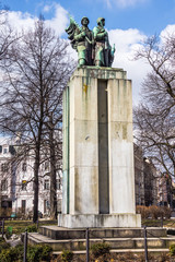 Monument to Soviet soldiers on Liberty Square in Katowice.