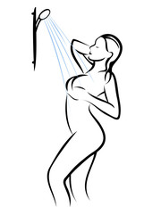 Woman in Shower