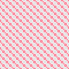 Chic vector seamless pattern. Pink, white