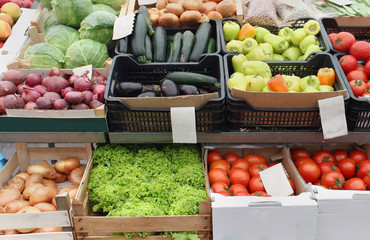 Market vegetables