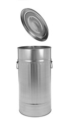 Recycling bin isolated on white