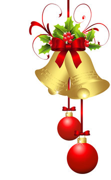Dekoration WEIHNACHTSGLOCKE Weihnachtsglocken Glocke Weihnachten Merry X-MAS 