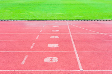 Fototapeta premium running track