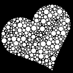 Lace heart