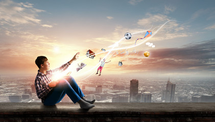 Reading and imagination © Sergey Nivens