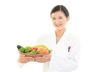 笑顔の栄養士