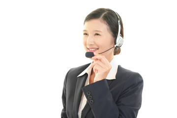 笑顔のオペレーター