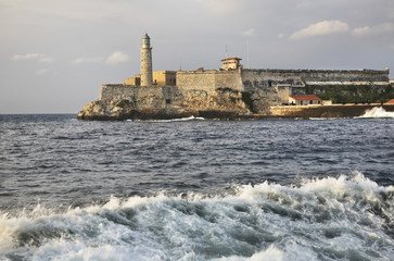 Morro fortress in Havana. Cuba