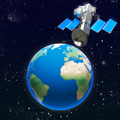 Satellite pianeta terra © The Creative Box