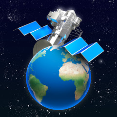 Satellite pianeta terra © The Creative Box