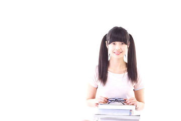 스튜디오 안의 젊은 사람들